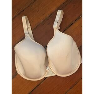 Chantelle lightly lined underwire nude t-sirt bra sz 32H